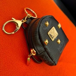 MCM micro backpack coin case